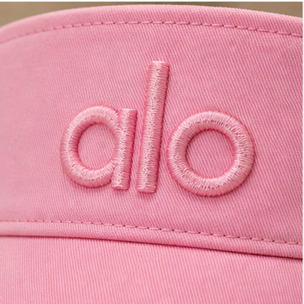 ALO Yoga Pink Everyday Open Top Visor Hat OS